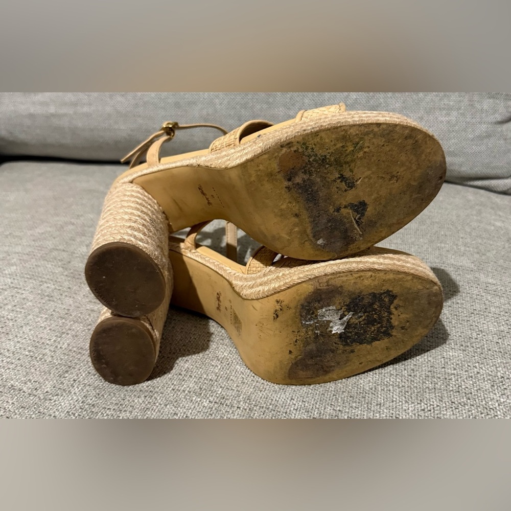 Coach Tan Platform Sandals - Picture 5 of 7